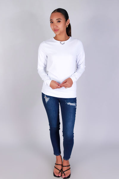 SOFT CHARM LONG SLEEVE TOP