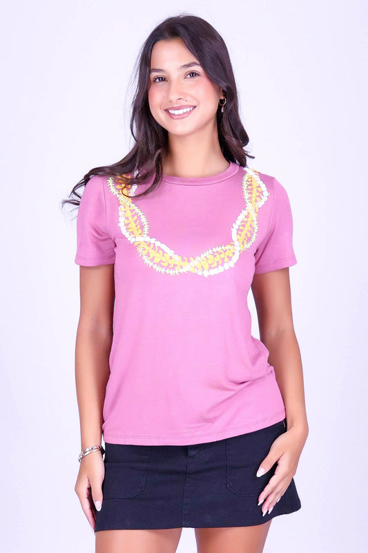 INTERTWINED LEI TEE
