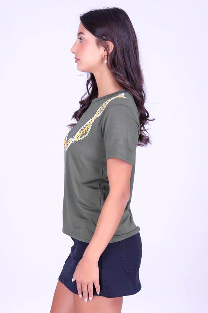 INTERTWINED LEI TEE
