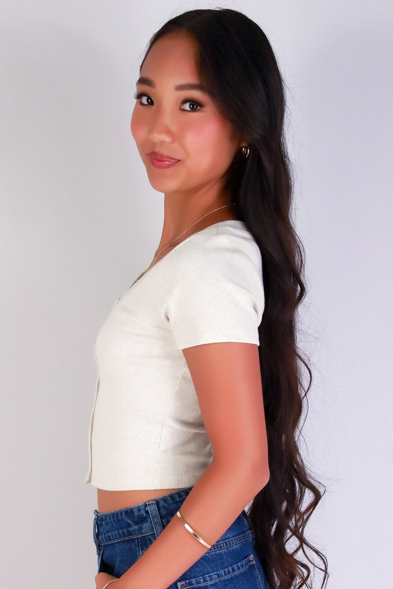 Jeans Warehouse Hawaii - SS CASUAL SOLID - JUST ONE SNAP TOP | By CRESCITA APPAREL/SHINE I