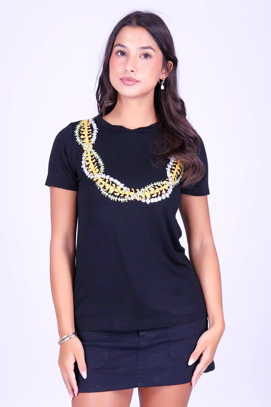 INTERTWINED LEI TEE