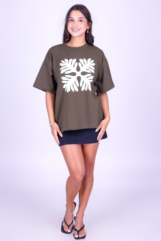 LAUAE QUILT OVERSIZED TEE