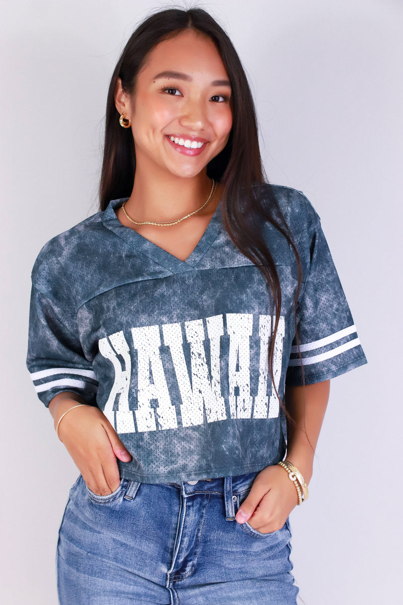 Jeans Warehouse Hawaii - S/S PRINT WOVEN CASUAL TOPS - HAWAII JERSEY | By YELLOW CABBAGE