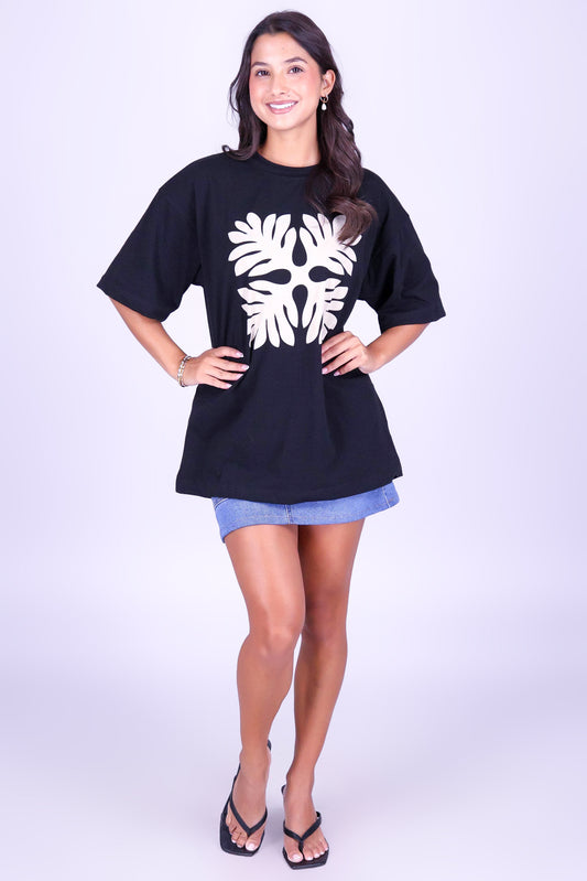 LAUAE QUILT OVERSIZED TEE
