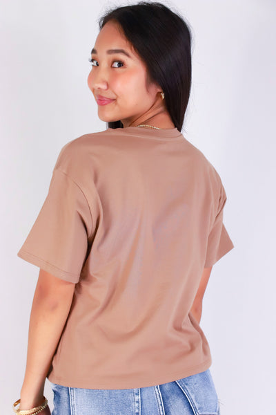 Jeans Warehouse Hawaii - S/S SCREEN - MAMA BOXY CROP TEE | By ORGANIC GENERATION