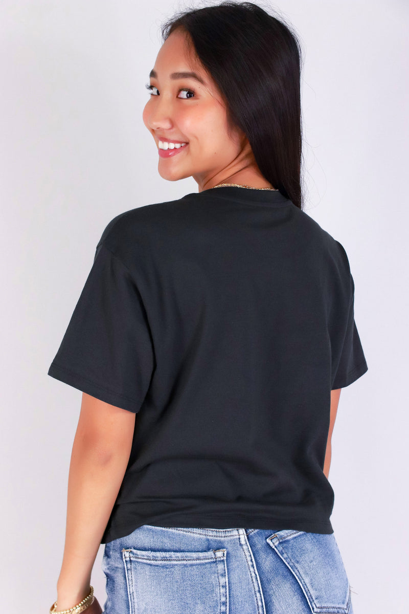 Jeans Warehouse Hawaii - S/S SCREEN - MAMA BOXY CROP TEE | By ORGANIC GENERATION