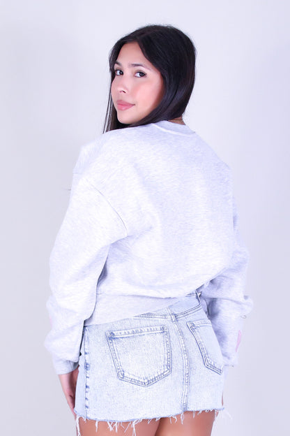 BOW BLISS CREWNECK TOP