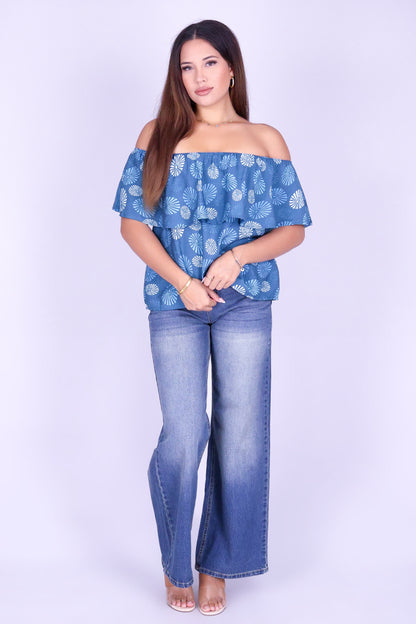 OPIHI OFF SHOULDER TOP
