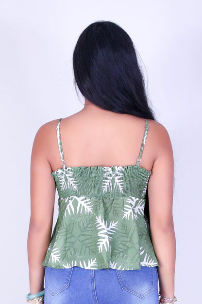 LAUAE QUILT TIE FRONT TOP