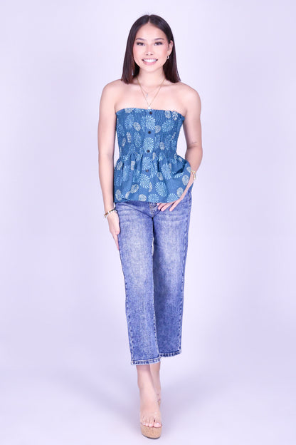 OPIHI BABYDOLL TUBE TOP