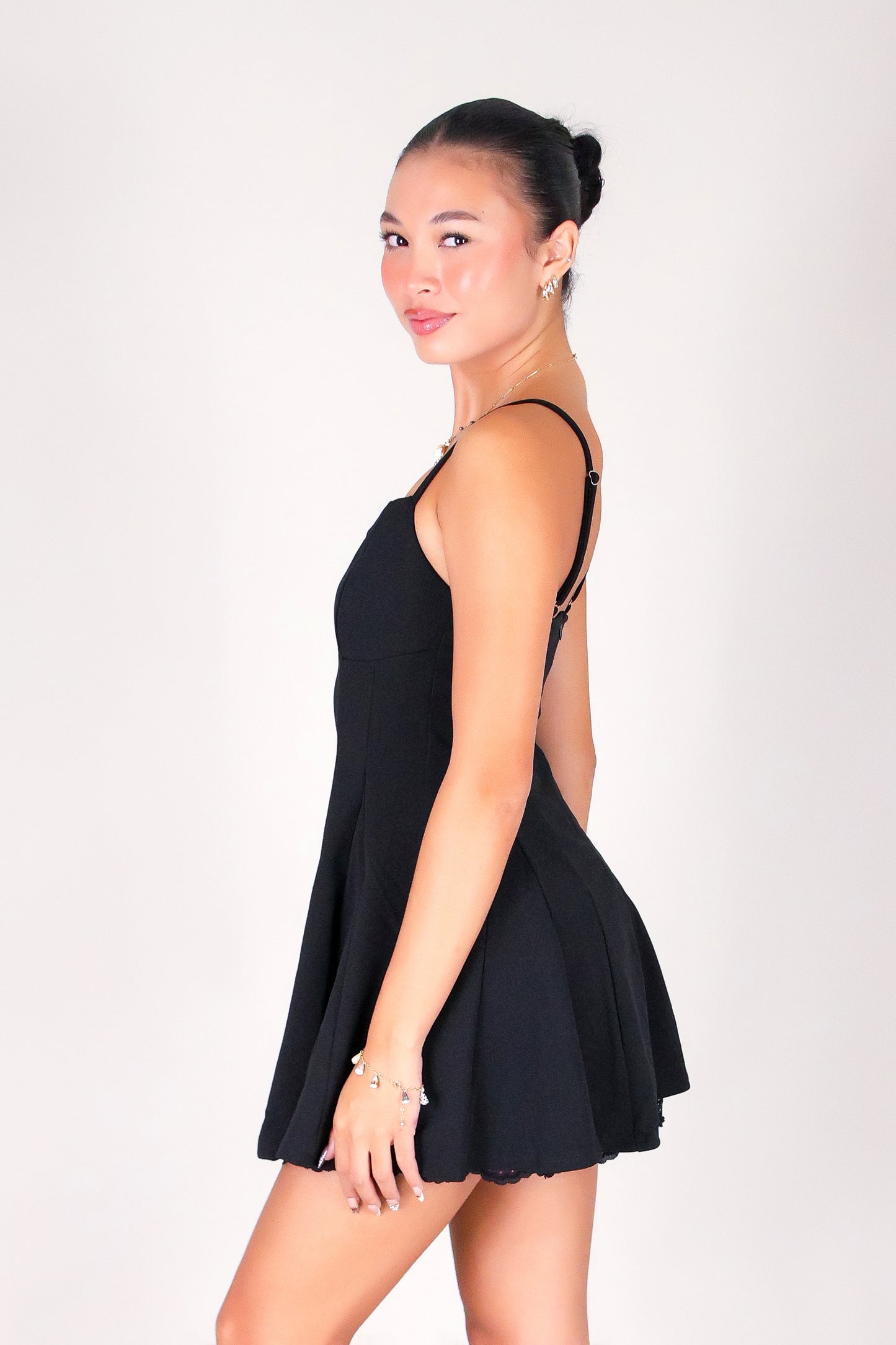 ALL EYES HERE MINI DRESS