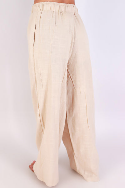 Jeans Warehouse Hawaii - SOLID WOVEN PANTS - DRIFT AWAY PANTS | By AMBIANCE APPAREL