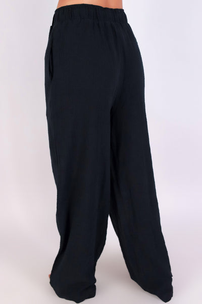 Jeans Warehouse Hawaii - SOLID WOVEN PANTS - DRIFT AWAY PANTS | By AMBIANCE APPAREL