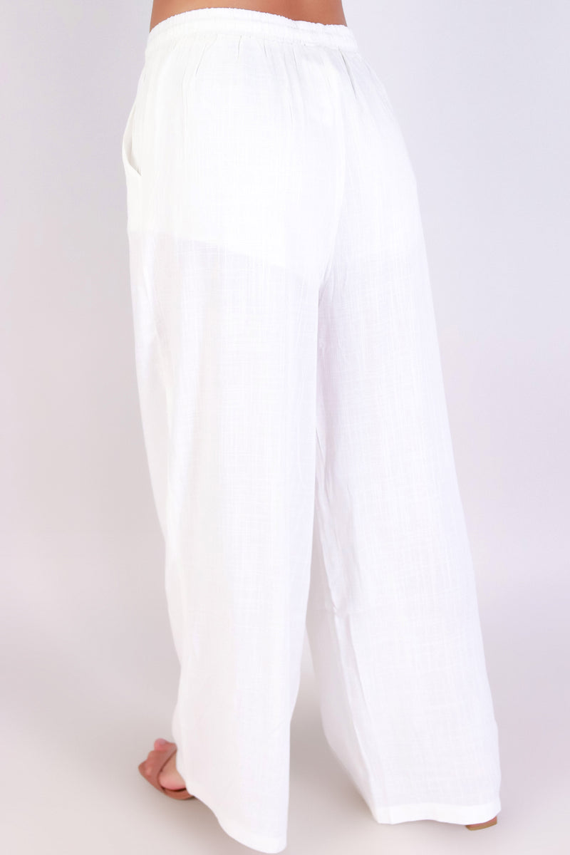 Jeans Warehouse Hawaii - SOLID WOVEN PANTS - BARE BREEZE PANTS | By AMBIANCE APPAREL