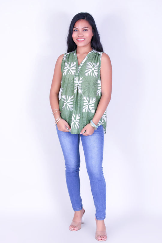LAUAE QUILT TANK BLOUSE