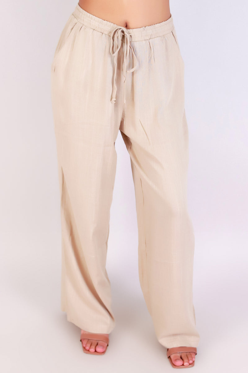 Jeans Warehouse Hawaii - SOLID WOVEN PANTS - BARE BREEZE PANTS | By AMBIANCE APPAREL