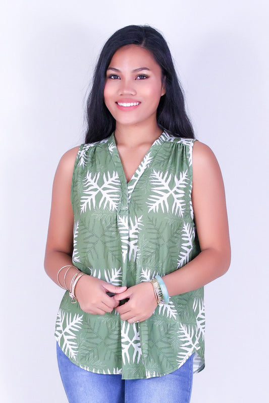 LAUAE QUILT TANK BLOUSE