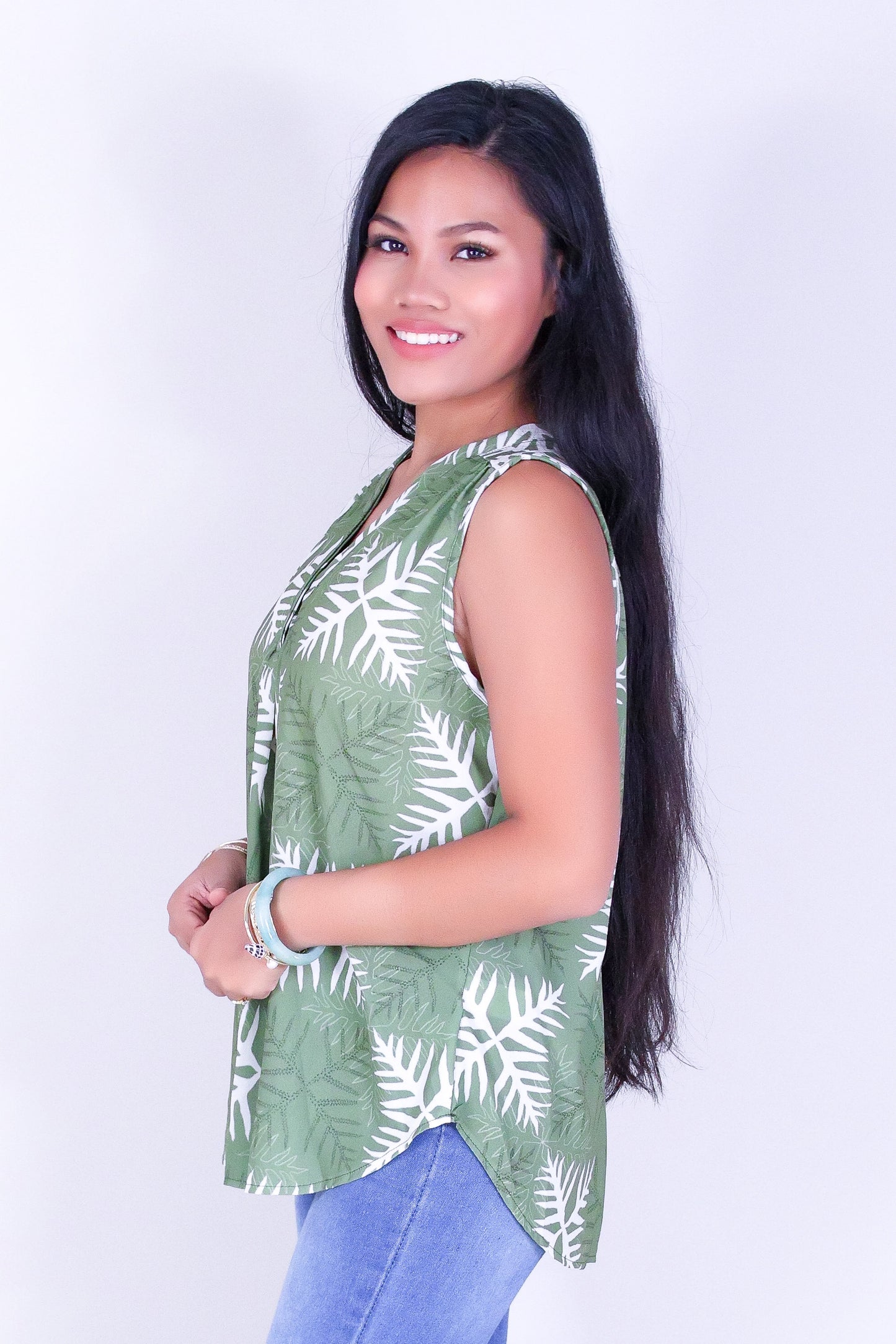 LAUAE QUILT TANK BLOUSE