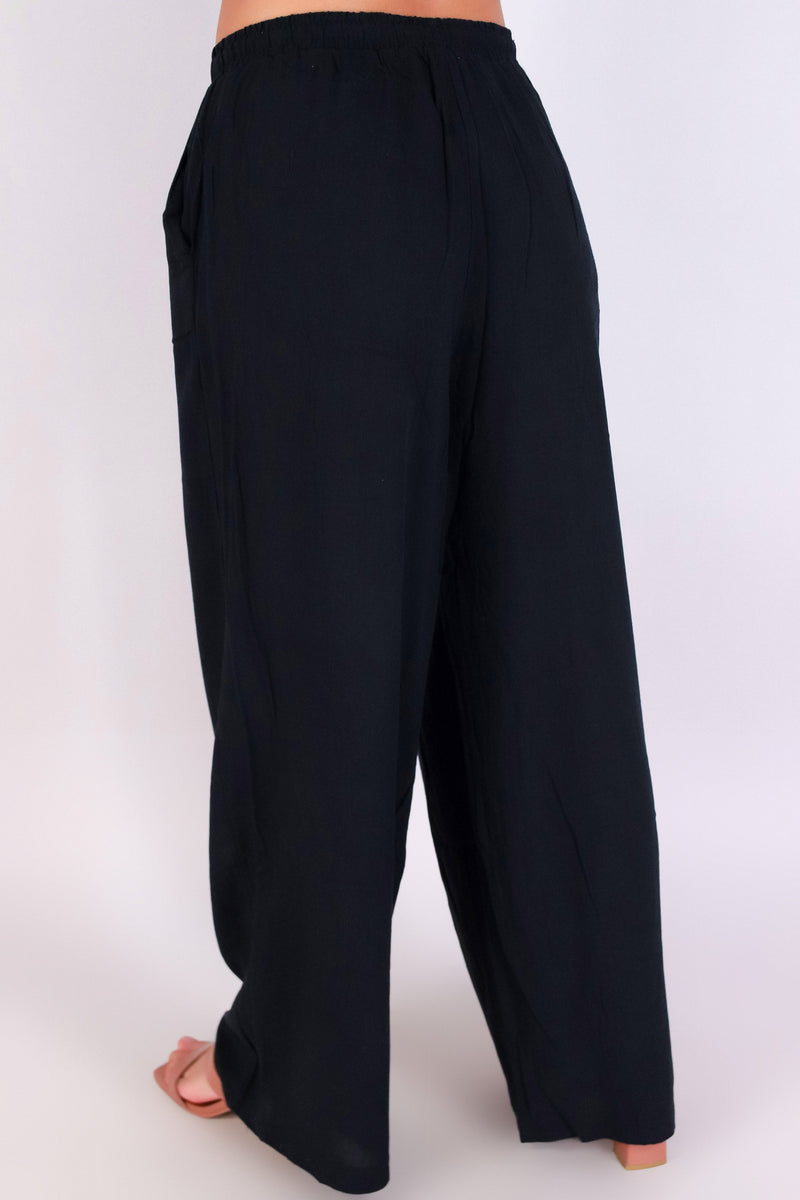 Jeans Warehouse Hawaii - SOLID WOVEN PANTS - BARE BREEZE PANTS | By AMBIANCE APPAREL