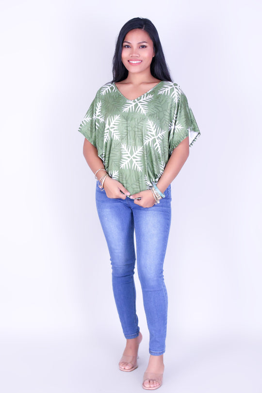 LAUAE QUILT DOLMAN TOP