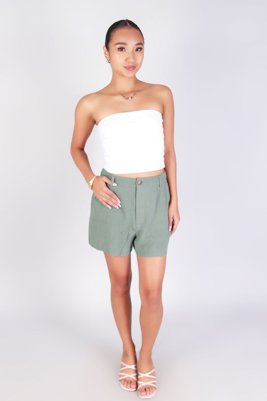 BARE COMFORT LINEN SHORTS