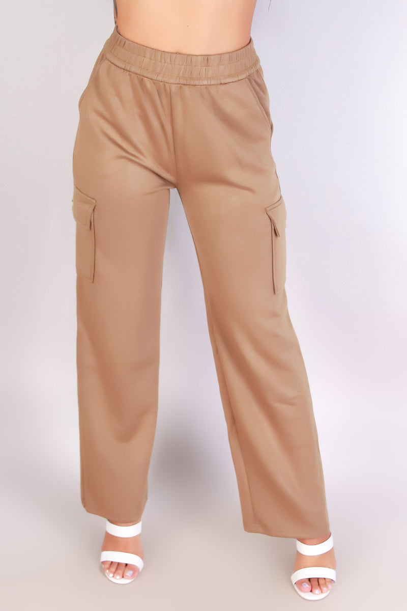 Jeans Warehouse Hawaii - ACTIVE KNIT PANT/CAPRI - CHIC IN CHARGE CARGO PANTS | By SUPERLINE