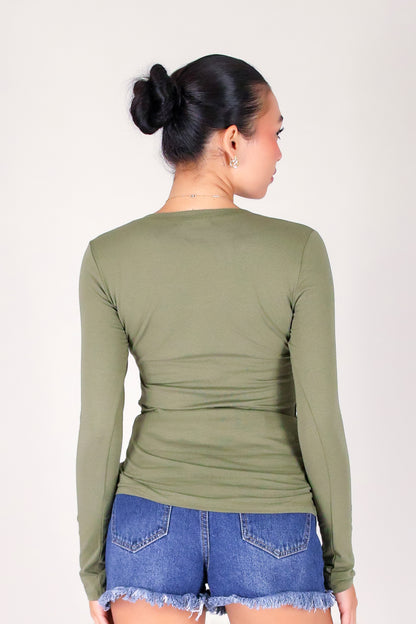 HOLD THAT THOUGHT LONG SLEEVE TOP