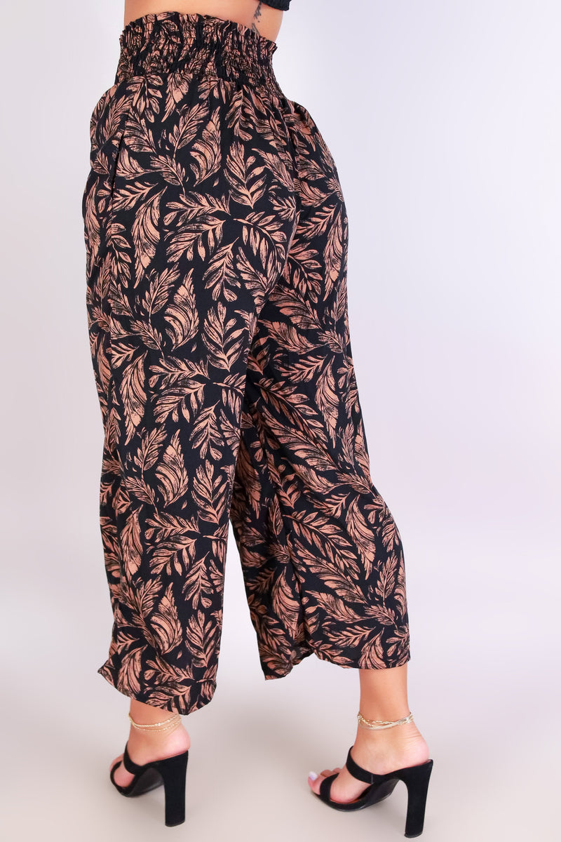 Jeans Warehouse Hawaii - PRINT WOVEN CAPRI&