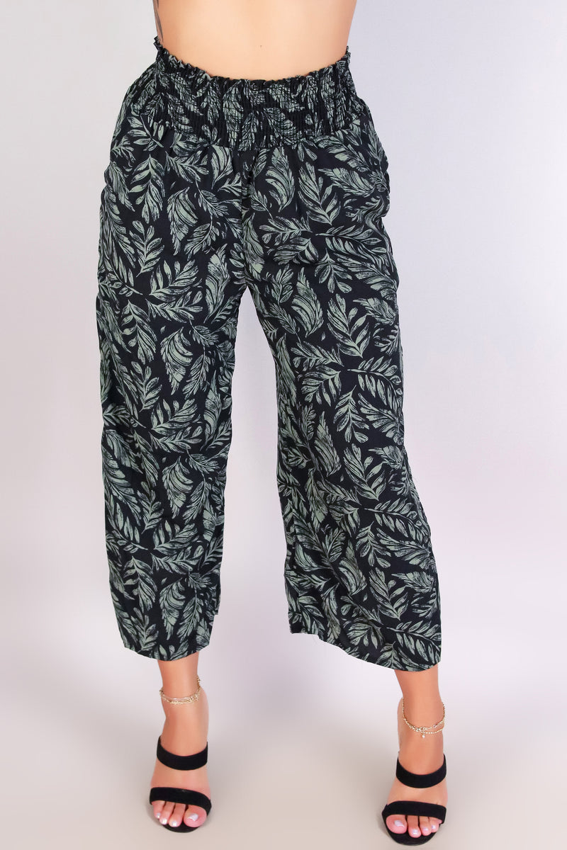 Jeans Warehouse Hawaii - PRINT WOVEN CAPRI&