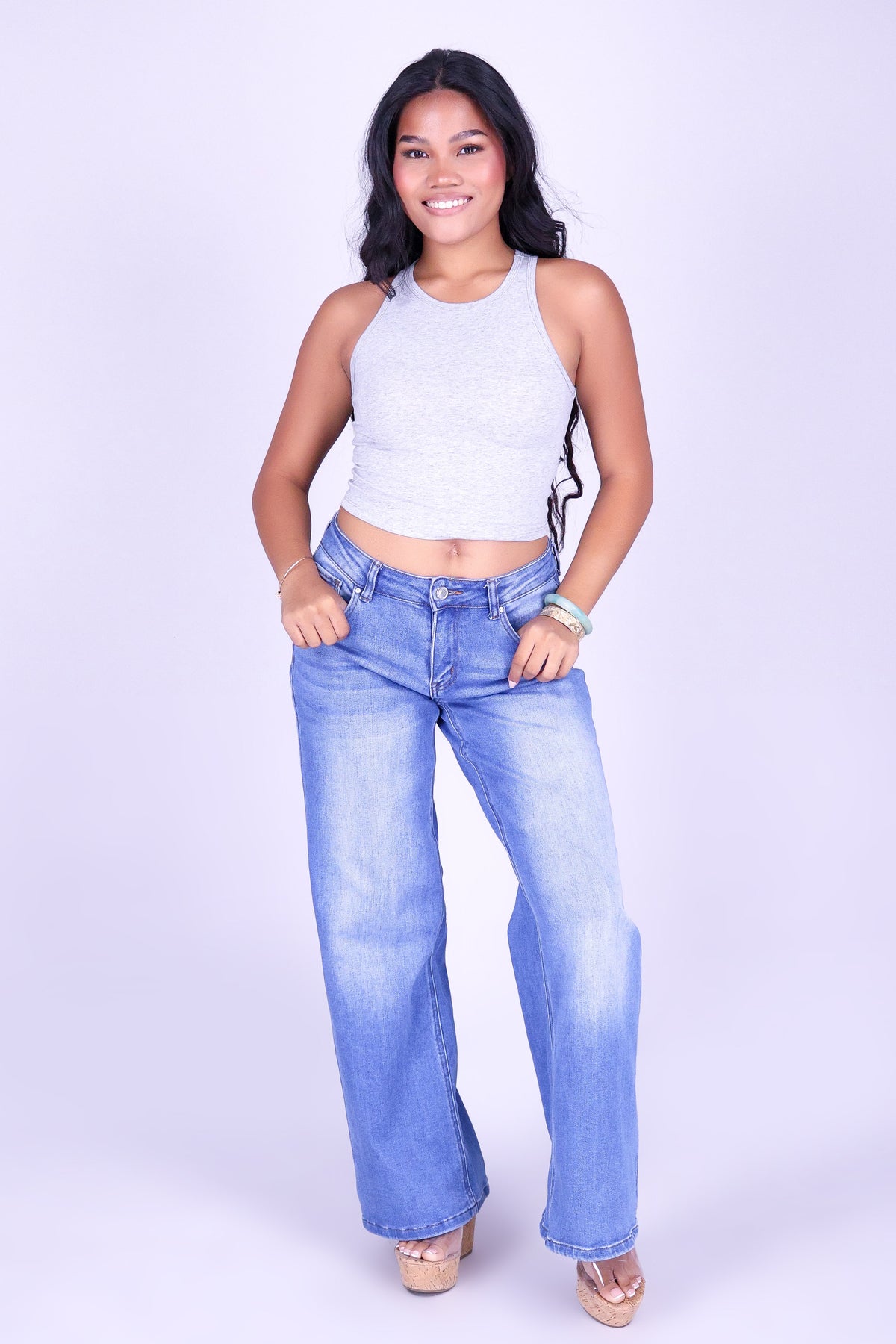 THE BASIC EDIT CROP TANK