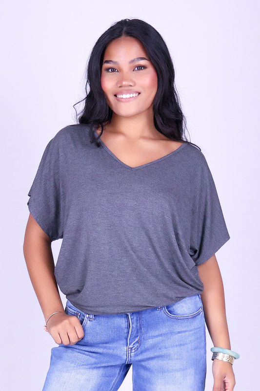 AT IT AGAIN DOLMAN TOP