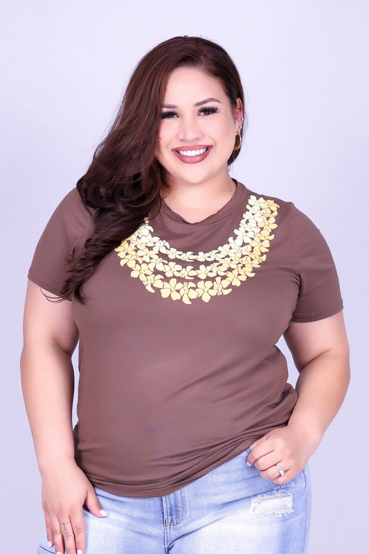 MULTI PUAKENIKENI LEI TEE