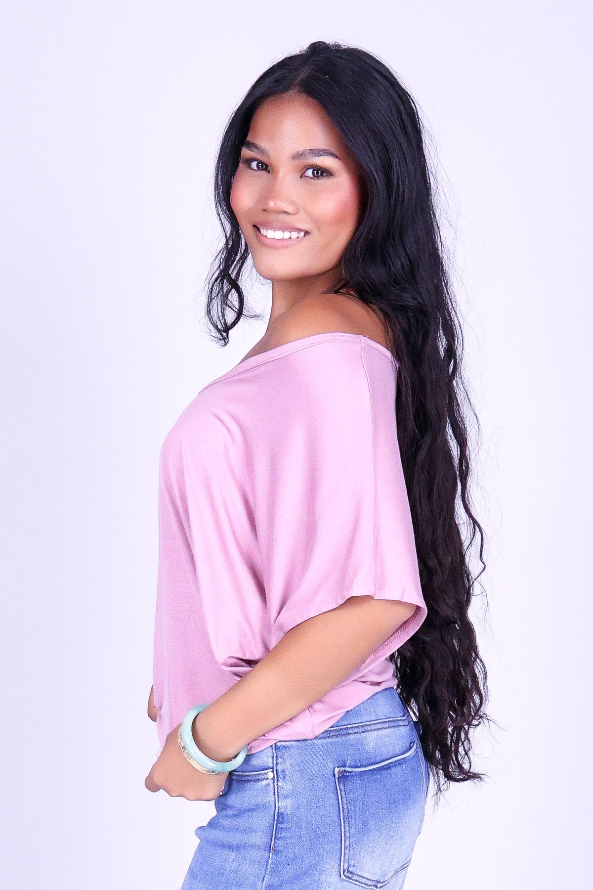 AT IT AGAIN DOLMAN TOP