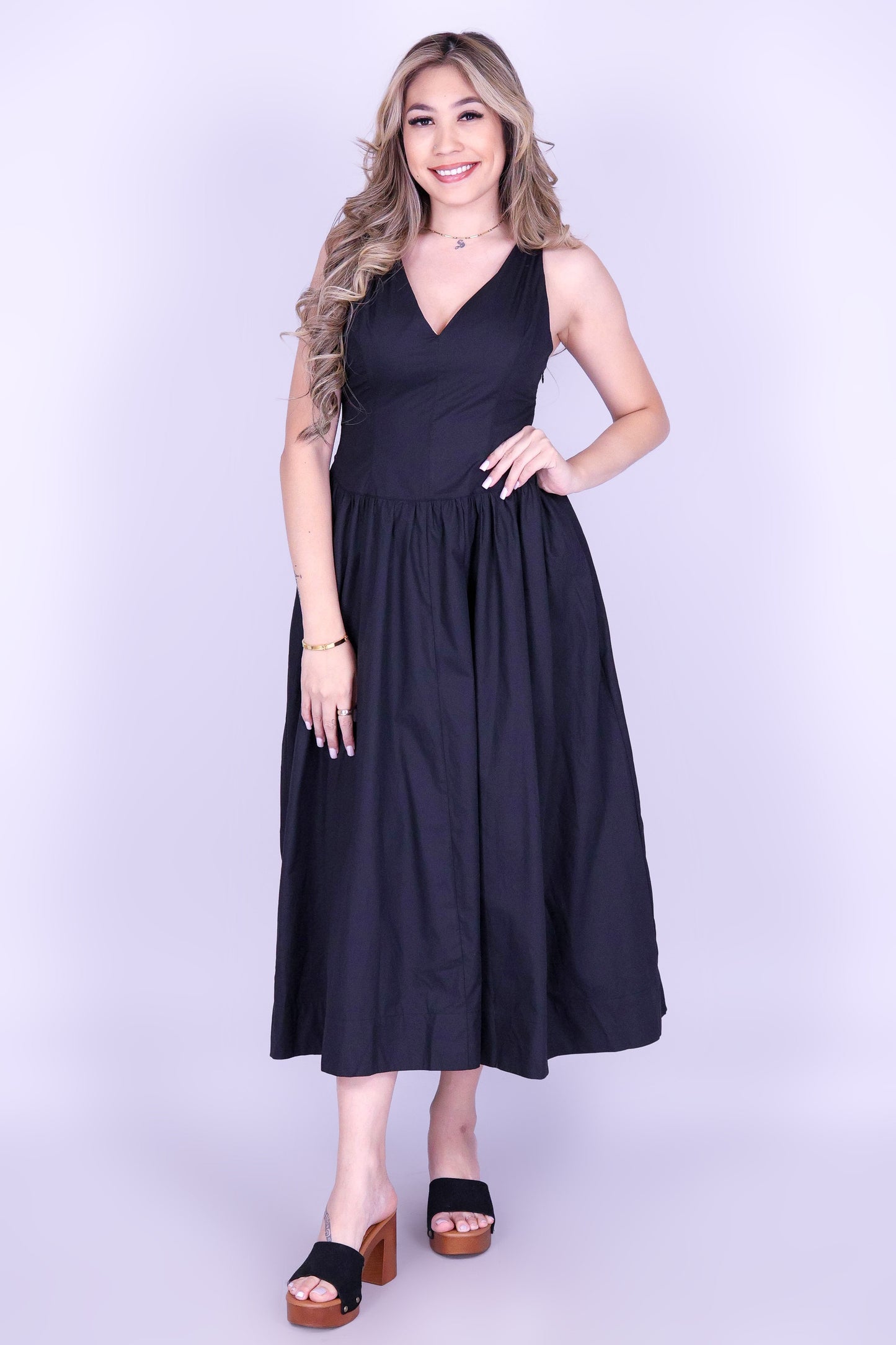 EVERLY BOW MAXI DRESS