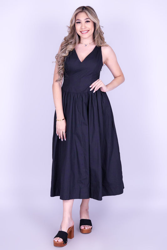 EVERLY BOW MAXI DRESS