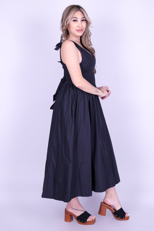 EVERLY BOW MAXI DRESS