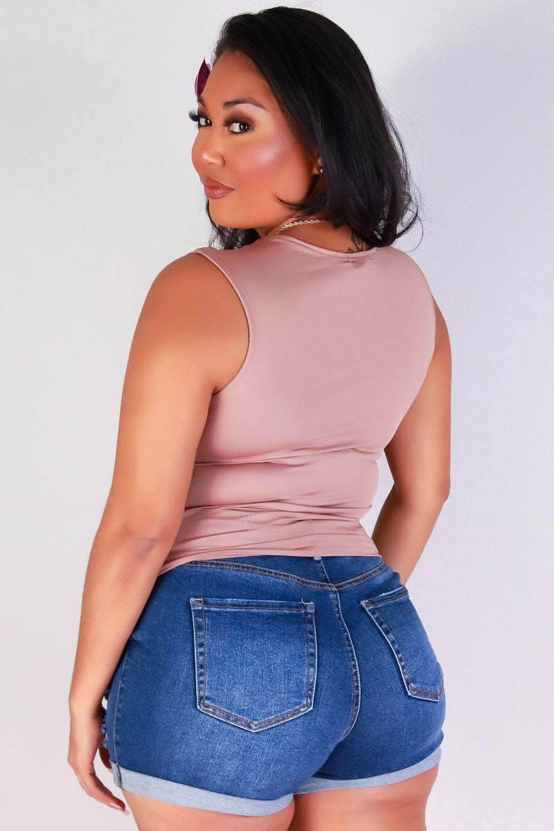 Jeans Warehouse Hawaii - PLUS S/L Knit Tops - PRETTY IN LINES TOP | By CRESCITA APPAREL/SHINE I