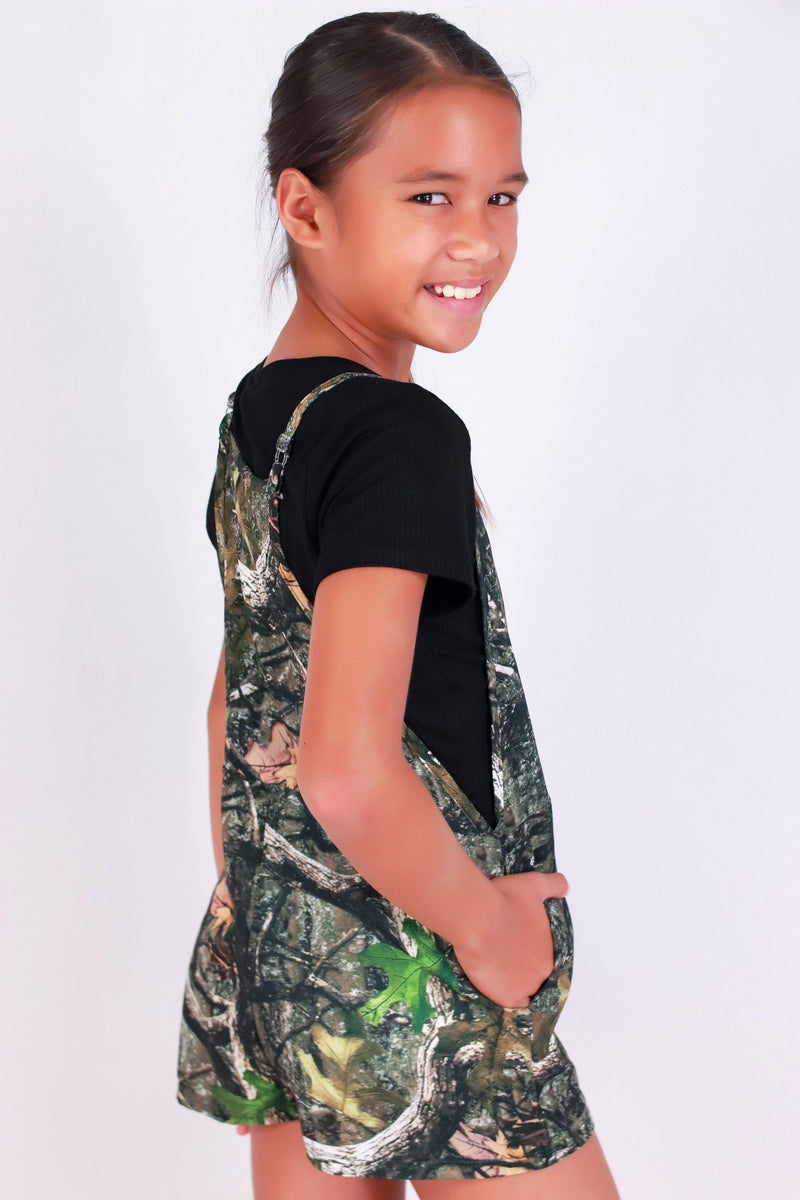 Jeans Warehouse Hawaii - DRESSES 4-6X - CATCH ME HUNTING CAMO ROMPER | KIDS SIZE 4-6X | By LUZ