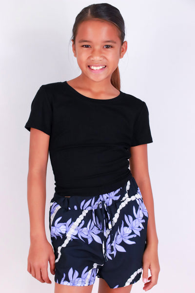 Jeans Warehouse Hawaii - NON DENIM SHORTS 4-6X - PIKAKE HONOHONO SHORTS | KIDS SIZE 4-6X | By LUZ