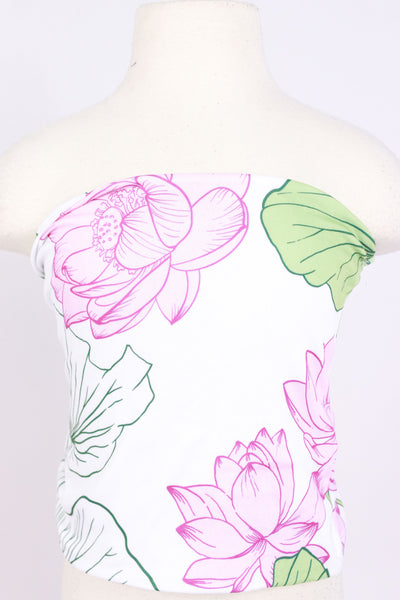 Jeans Warehouse Hawaii - S/L PRINT TOP 7-16 - WATER LILY TUBE TOP | KIDS SIZE 7-16 | By LUZ