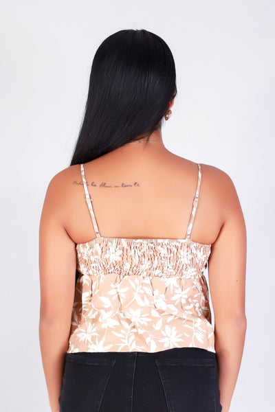 FLIRTY FLORALS TOP