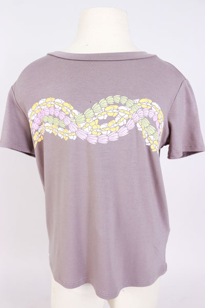 Jeans Warehouse Hawaii - S/S PRINT 7-16 - INTERTWINED NA LEI TEE | KIDS SIZE 7-16 | By LUZ