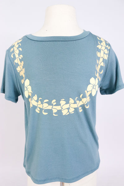 Jeans Warehouse Hawaii - S/S PRINT 7-16 - PUAKENIKENI LEI TEE | KIDS SIZE 7-16 | By LUZ