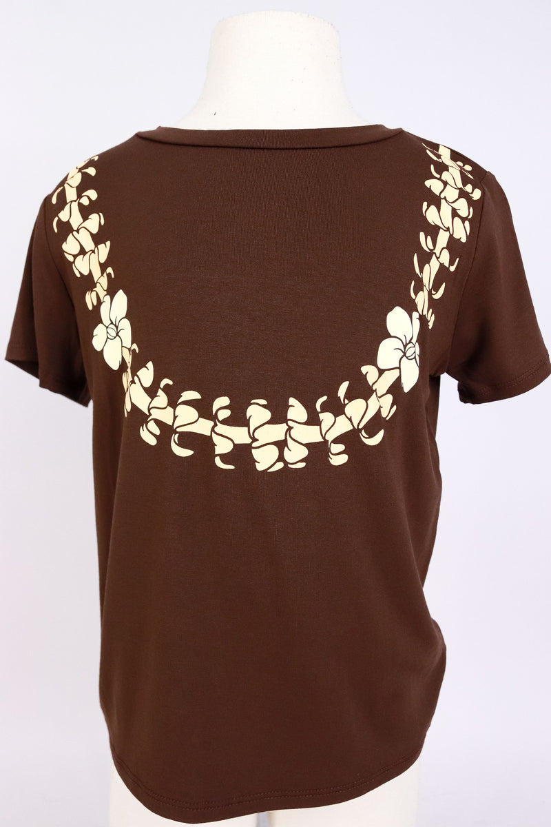 Jeans Warehouse Hawaii - S/S PRINT 7-16 - PUAKENIKENI LEI TEE | KIDS SIZE 7-16 | By LUZ