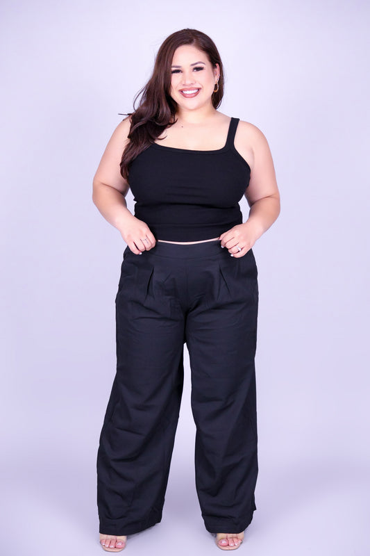 OWN THE ROOM DRESSY PANTS