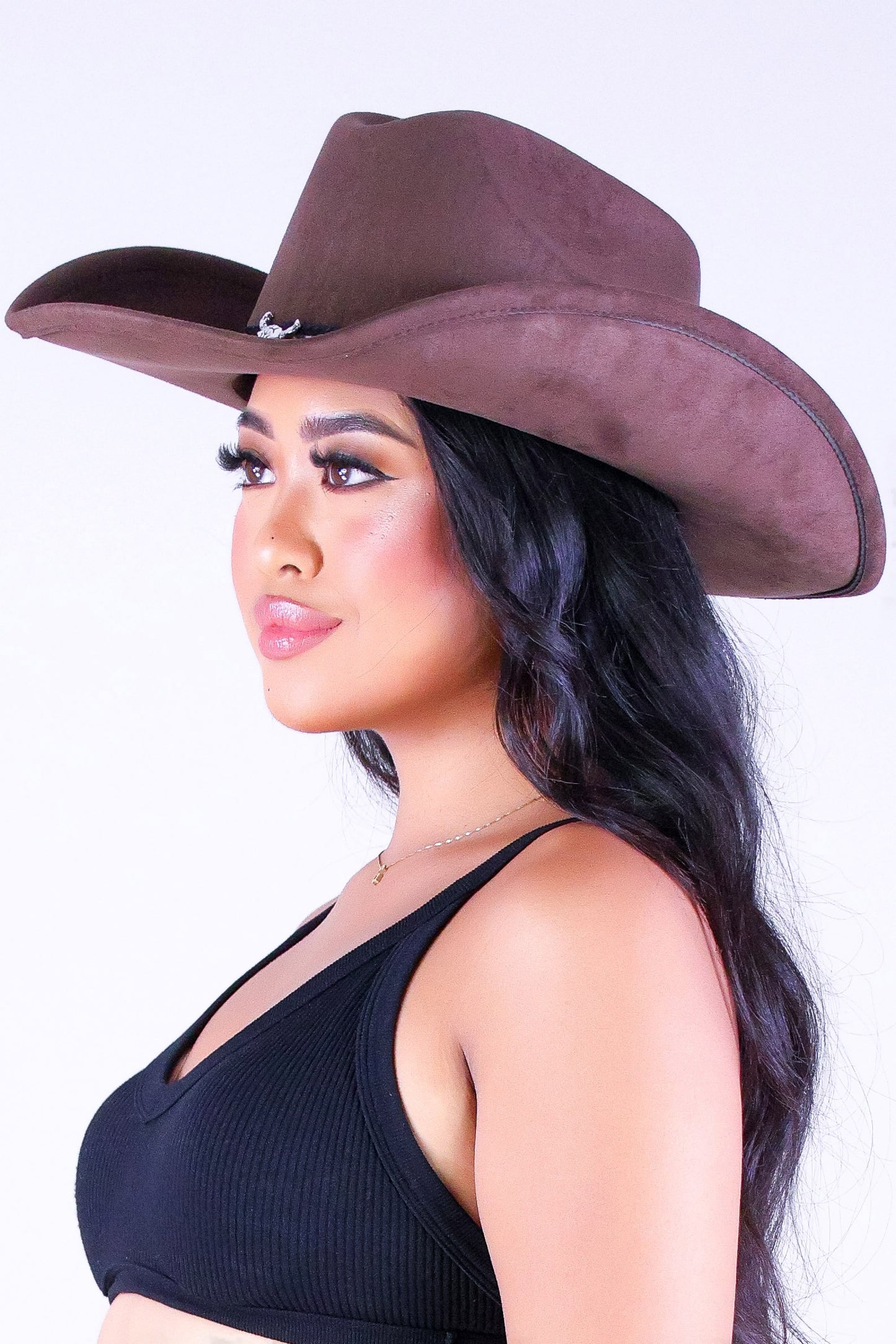 VELOUR WEST COWBOY HAT
