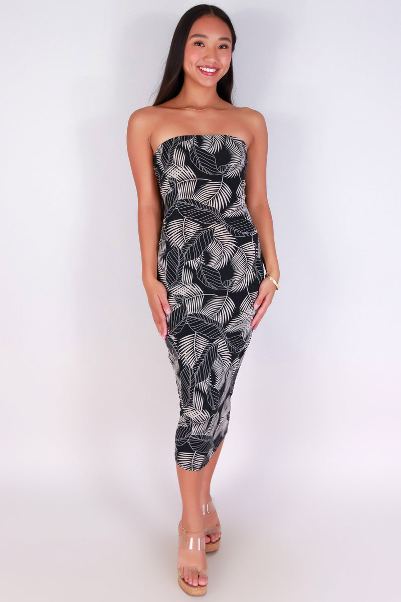 Jeans Warehouse Hawaii - TUBE LONG PRINT DRESSES - ISLAND GLOW TUBE DRESS | By MEEK DBA LAC BLEU