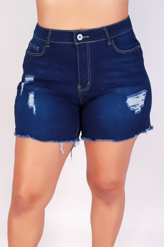 CRUSH OUT DENIM SHORTS