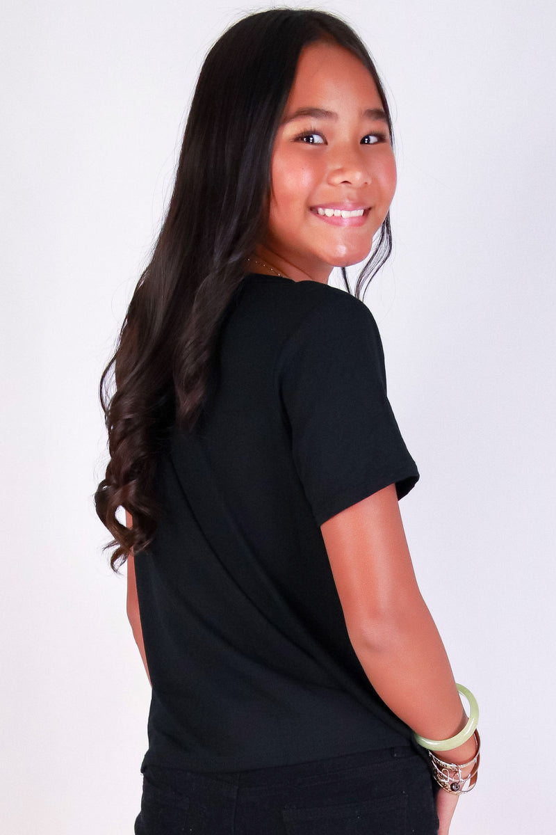 Jeans Warehouse Hawaii - S/S PRINT 2-16 - PUAKENIKENI CROWN FLOWER LEI TEE | KIDS SIZE 2-16 | By LUZ