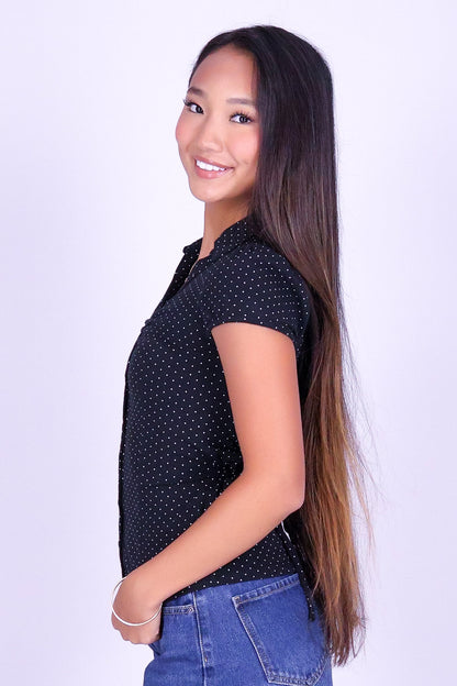 BREAK FREE BUTTON-DOWN TOP